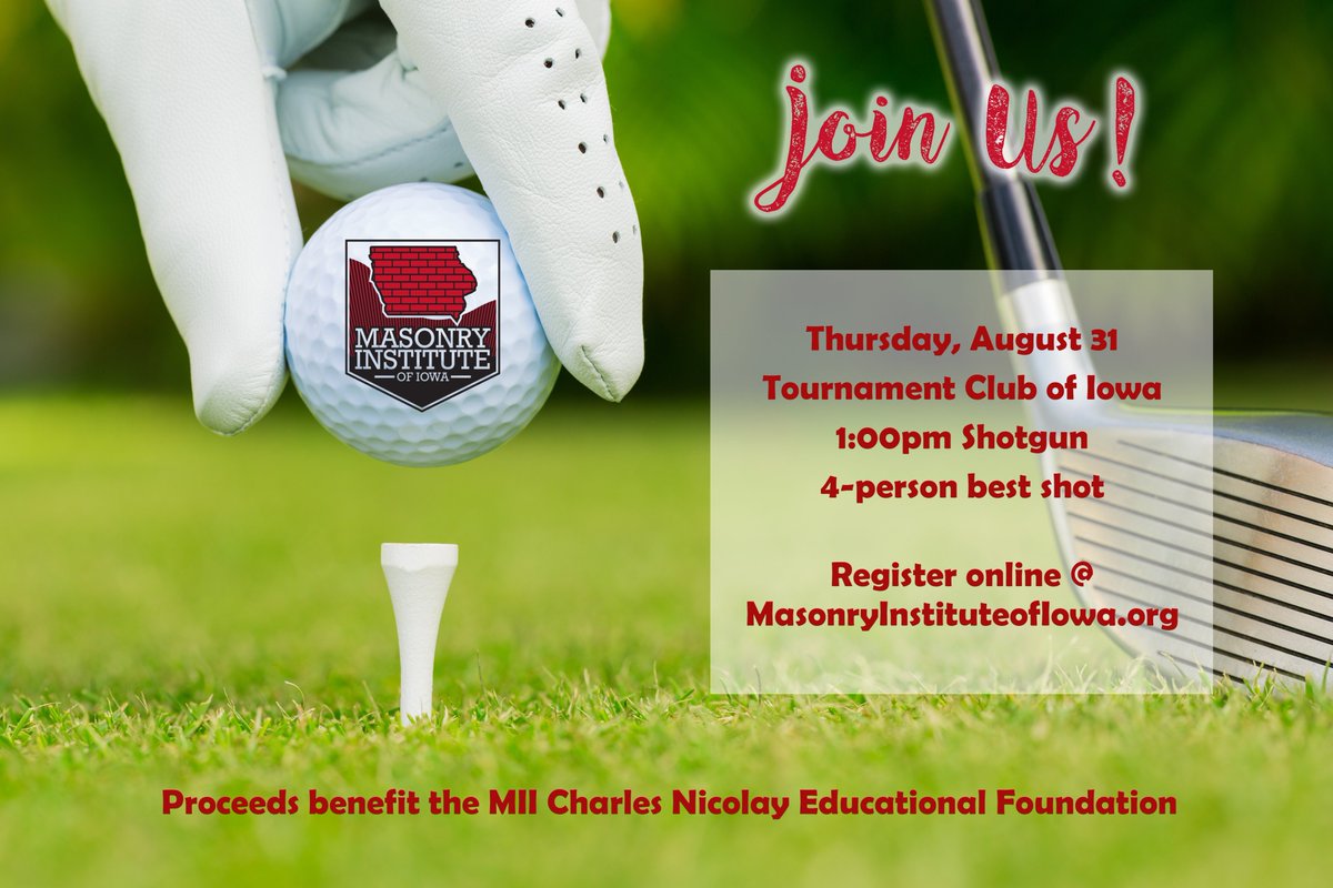 Will you be joining us on the golf course this year?