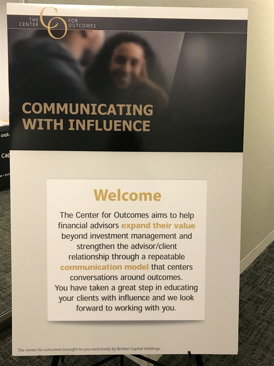 Center4Outcomes's tweet photo. Hosting meetings this week that help advisors communicate with influence with @danielcrosby and @BrinkerCapital https://t.co/xmUjWCJiLt