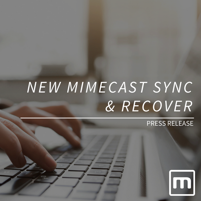 Mimecast's tweet photo. New Mimecast Sync &amp; Recover for Exchange and Office 365 Streamlines Recovery of Lost or Corrupted Email Data. https://t.co/marLKCYUJL https://t.co/JJDbbhsBBV