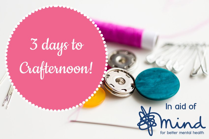 sewatheart's tweet photo. 3 days until #Crafternoon in aid of @MindCharity! If you are joining us don't forget your ticket. More info visit https://t.co/S5RpREV3dV https://t.co/XVahTkbI3C