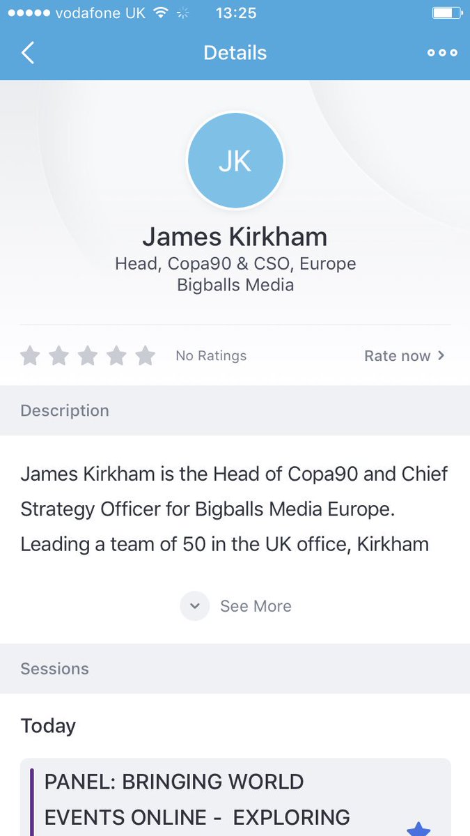 immersiveguy's tweet image. audience interaction overplayed on live streams will be a defining feature 4 success - great insight from Copa90's @spoonybear #unboundLDN