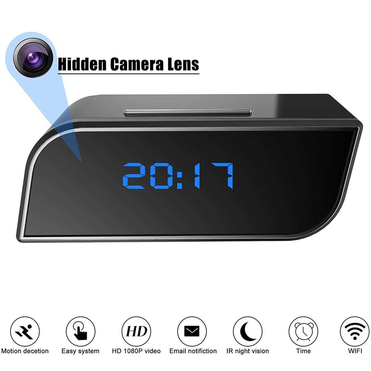GR8ProWorkshop's tweet photo. 49% discount #spycam #spyclock #sale Bekhic 1080P HD Wireless Hidden Spy Camera Clock Wi-Fi Security IP Camera https://t.co/8m0zFVXoX9 https://t.co/bC3mohviHP