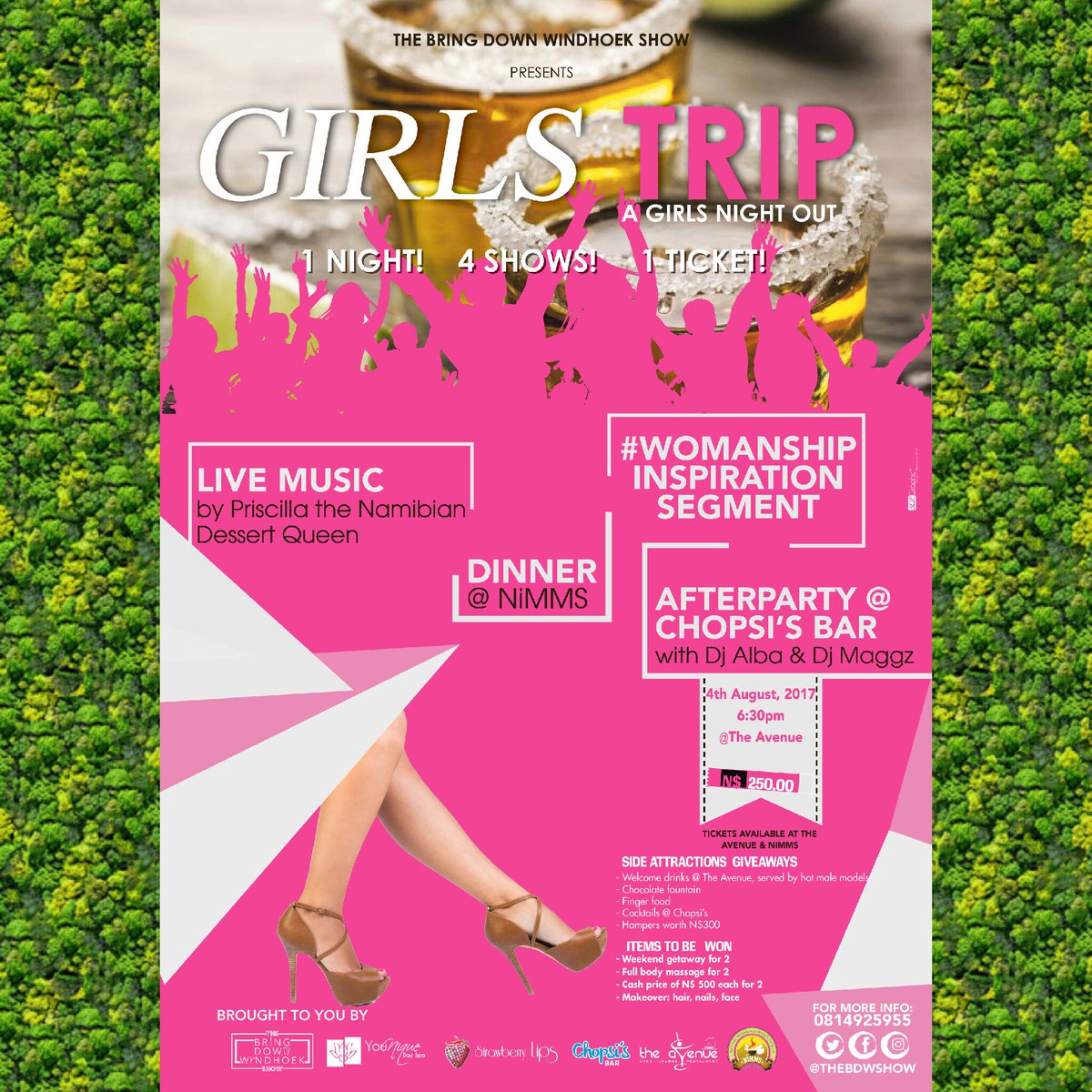 vibekultur's tweet photo. We present an Exclusive #LadiesNight. 
#OneNight #FourShows #OneTicket 
#4thAugust. Limited tickets available @ TheAvenue &amp; NIMMS Restaurant https://t.co/ELGncs9VFg