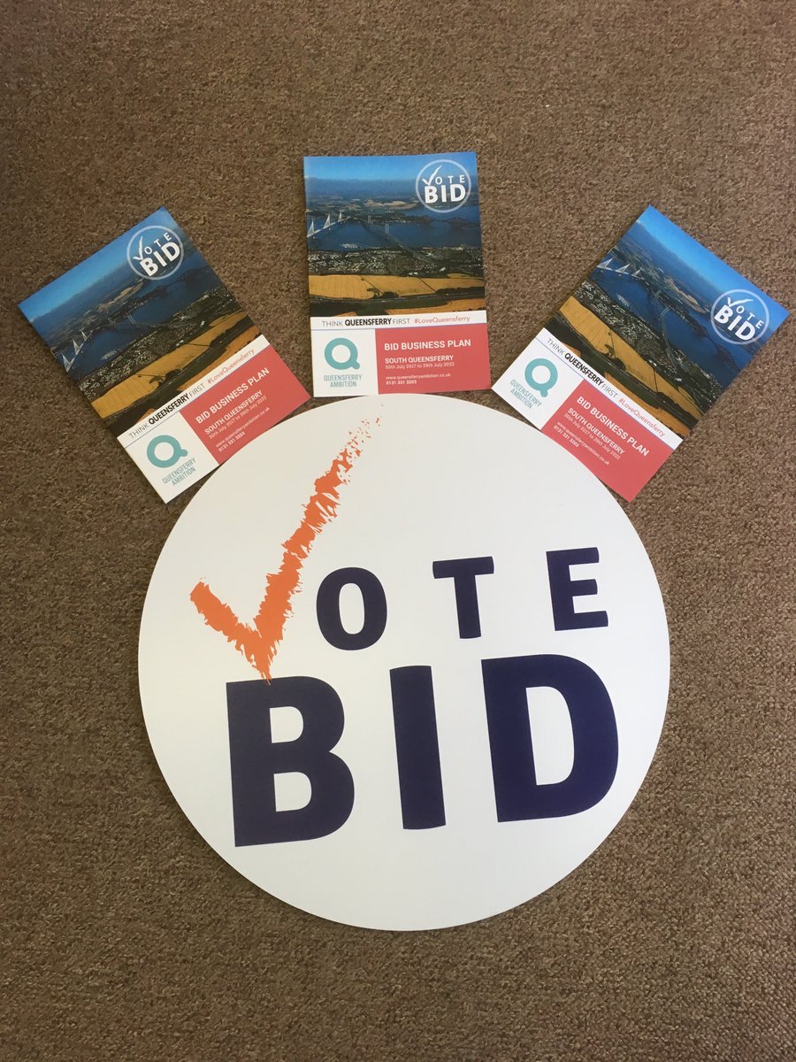 This is it. Today is the last day for businesses to vote. Post the ballot paper off &amp; hope Royal Mail do you proud! #LoveQueensferry