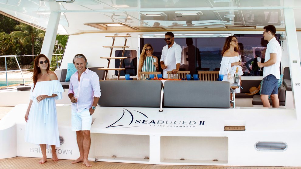 Warrenyachting's tweet photo. What's the best experience to have with your best friends?

#SeaducedII #UltraCatamaran #luxury #barbados

https://t.co/vX4d6boski https://t.co/Fc6MwoVtF5