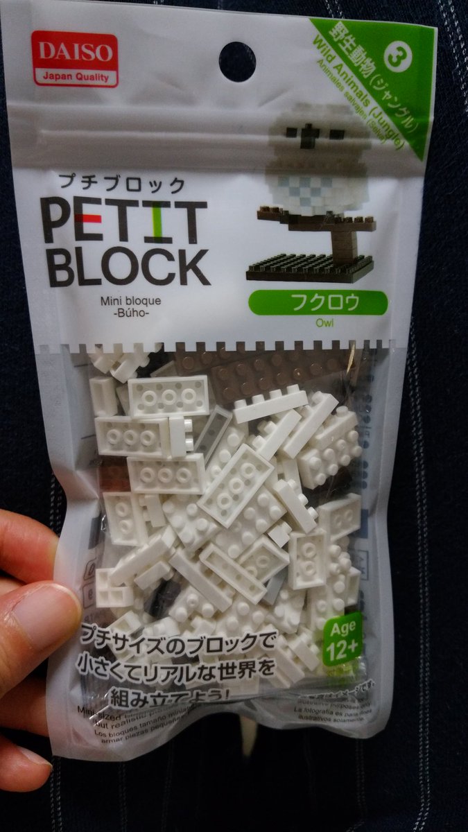 test ツイッターメディア - ちまちま‥

#プチブロック
#プチサイズ
#ダイソー
#ふくろう
#フクロウ https://t.co/epfERcgDg5