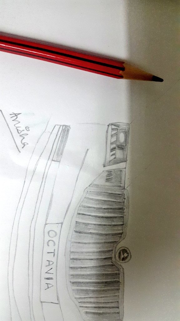 SkodaIndia's tweet photo. The #SketchtheOctavia contest is in full swing. Just send us your sketch of the Octavia LED headlights to win big! https://t.co/4lLRdptNSL