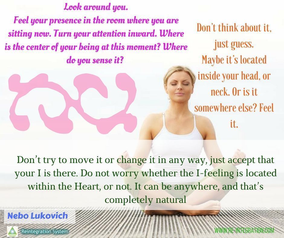 yreintegration's tweet photo. A short but effective #Meditation: How to find the I-feeling. Check out: https://t.co/cCGWNQxMKT
#TemporaryI #ReintegrationQuotes #Awareness https://t.co/ZO5DHCwVpA
