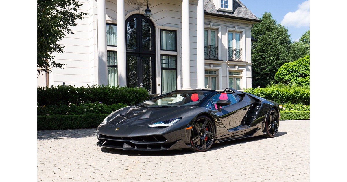 carbuffco's tweet photo. Grand Touring Automobiles quietly delivers ultra-exotic Lamborghini Centenario Roadster https://t.co/yqEct5O9LA https://t.co/kwR9qqIFm6