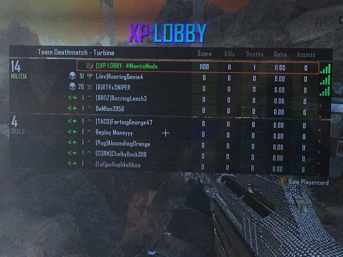 MantisMods's tweet photo. We live baby 🔥 #bo2 #callofduty #blackops2 #jtag #rgh #xplobby #mods #hacks #legit #joinsession #mantismods https://t.co/uDqumzUuzr
