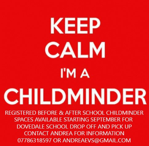 kittyandpo's tweet photo. @DovedalePrimary #CHILDMINDER #SEPTEMBER17 #NEWTERM I am now registered for before and after school. Please share:) https://t.co/2pwqLh19Ga