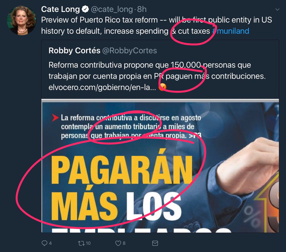 HCorderoGuzman's tweet photo. When knowing the language is helpful so that you don't make a total fool out of yourself by sending contradictory info #PuertoRico #PROMESA https://t.co/y8erVeseuK