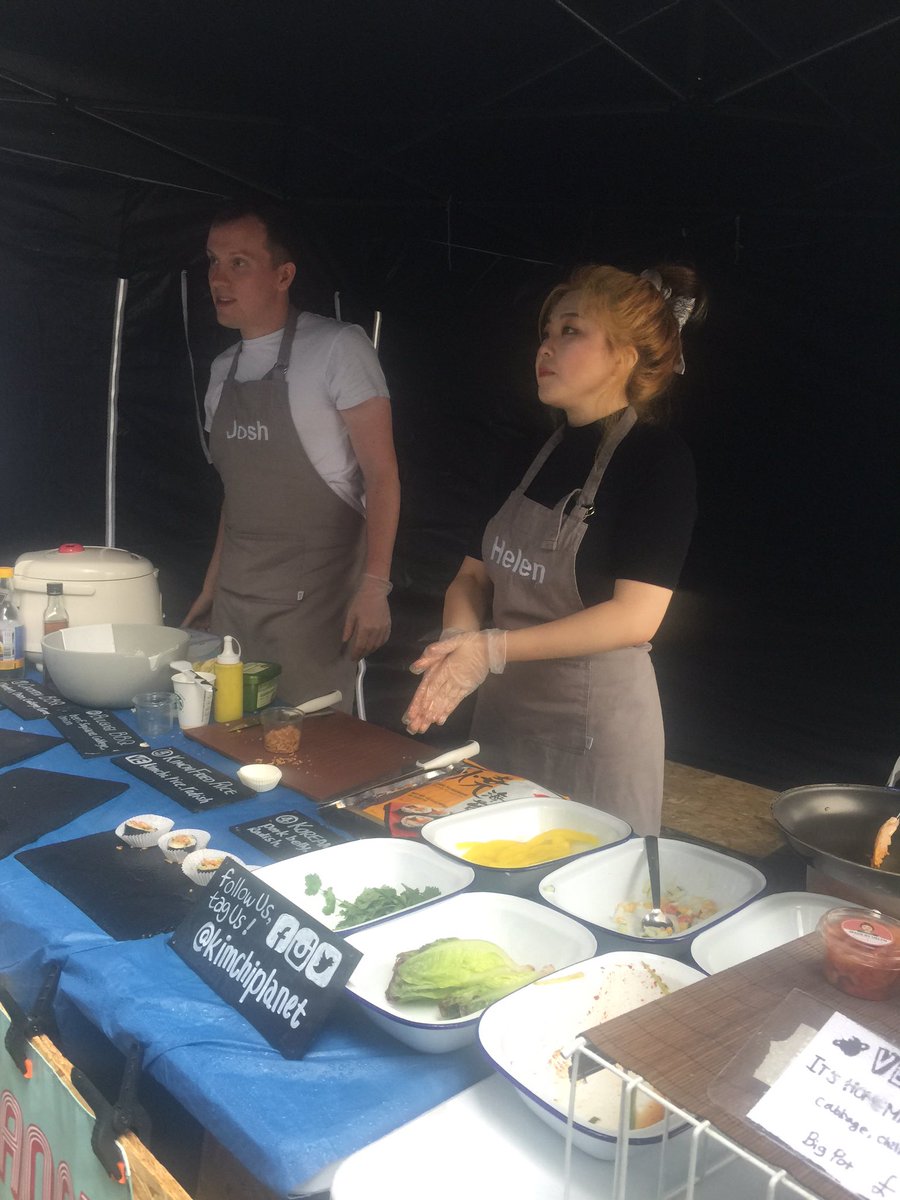 NUEnterprise's tweet photo. Amazing looking food and stall from @PopUpWok and @KimchiPlanet!! Cannot wait to visit them both at Quayside Market this weekend! 😍 https://t.co/WRg8FndHY8