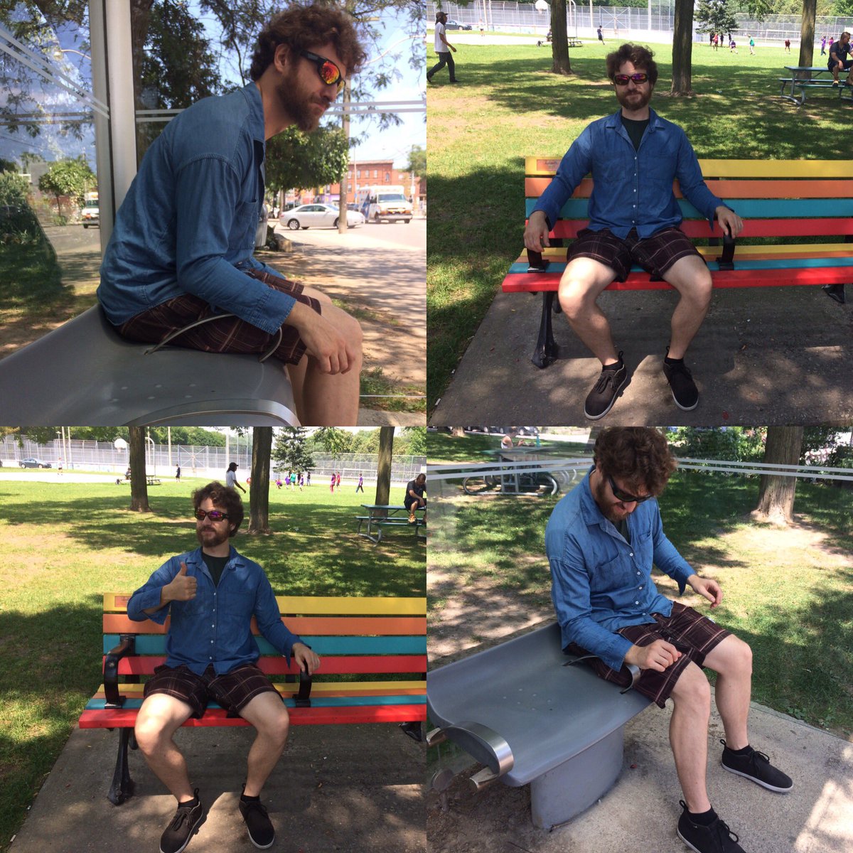 CaraChellew's tweet photo. New photo series- "Arm rest or vagrancy bar?" #defensiveTO #defensivearchitecture #hostilearchitecture #leslieville #topoli @TOpublicspace https://t.co/XdWYJYZELW