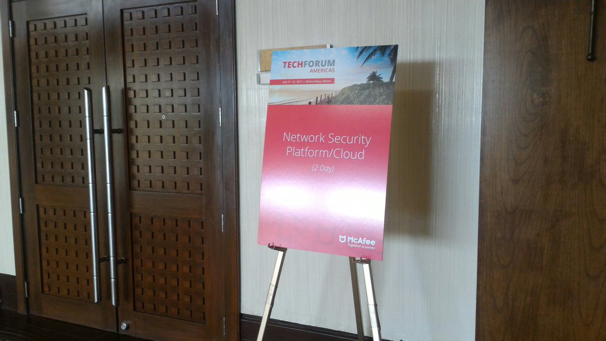 ClaudioSilvaSec's tweet photo. #McAfeeTF17 Each door a course. Every course more business opportunity that will open. #McAfee #lamMP #McAfeeTF17 https://t.co/jkHw89Tcq8