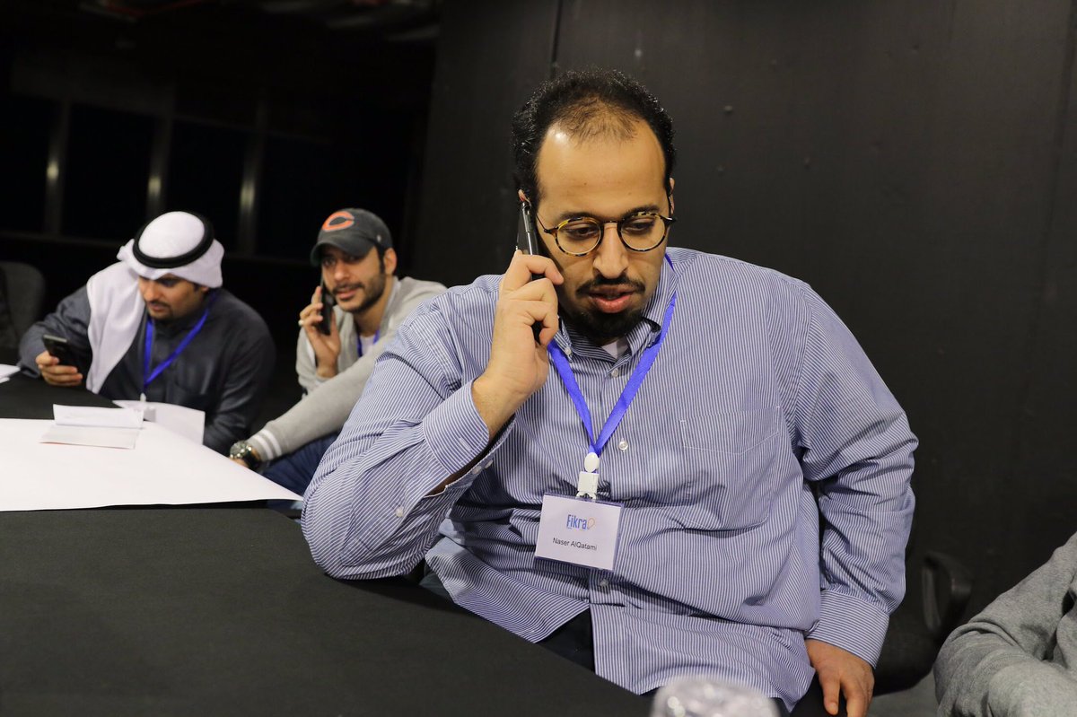 fikraprogram's tweet photo. "If opportunity doesn't knock, build a door" Fikra 15 teams learned about the right entrepreneurial mindset from business coach, Esam Burezq https://t.co/SWJxGBhgps