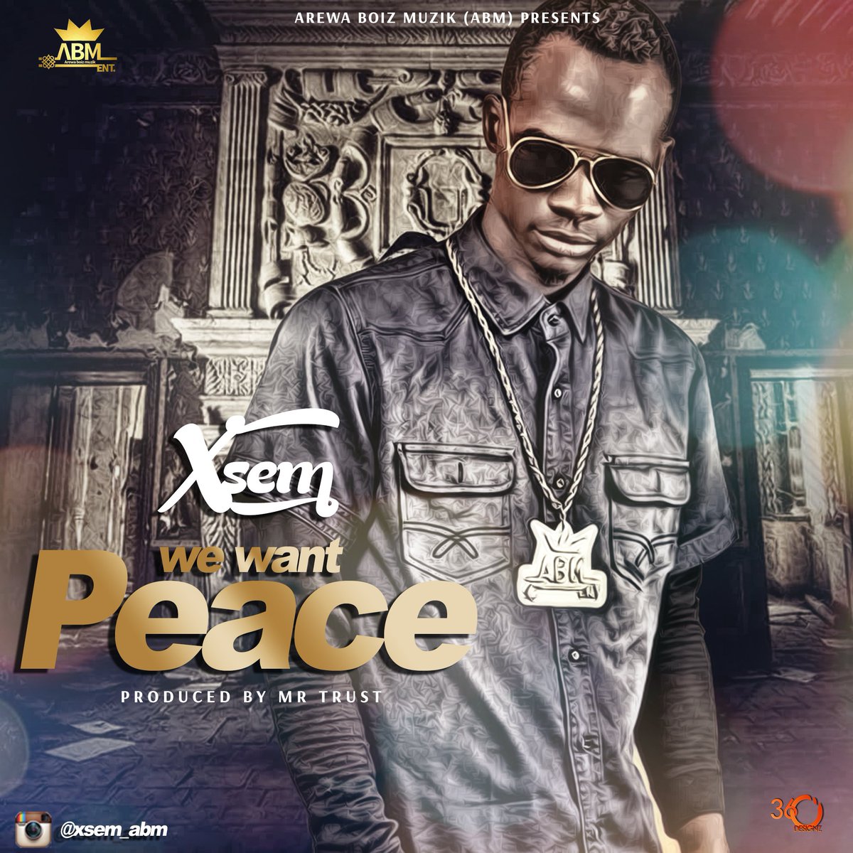 360Designz's tweet image. Xsem's "We Need Peace" Official Art