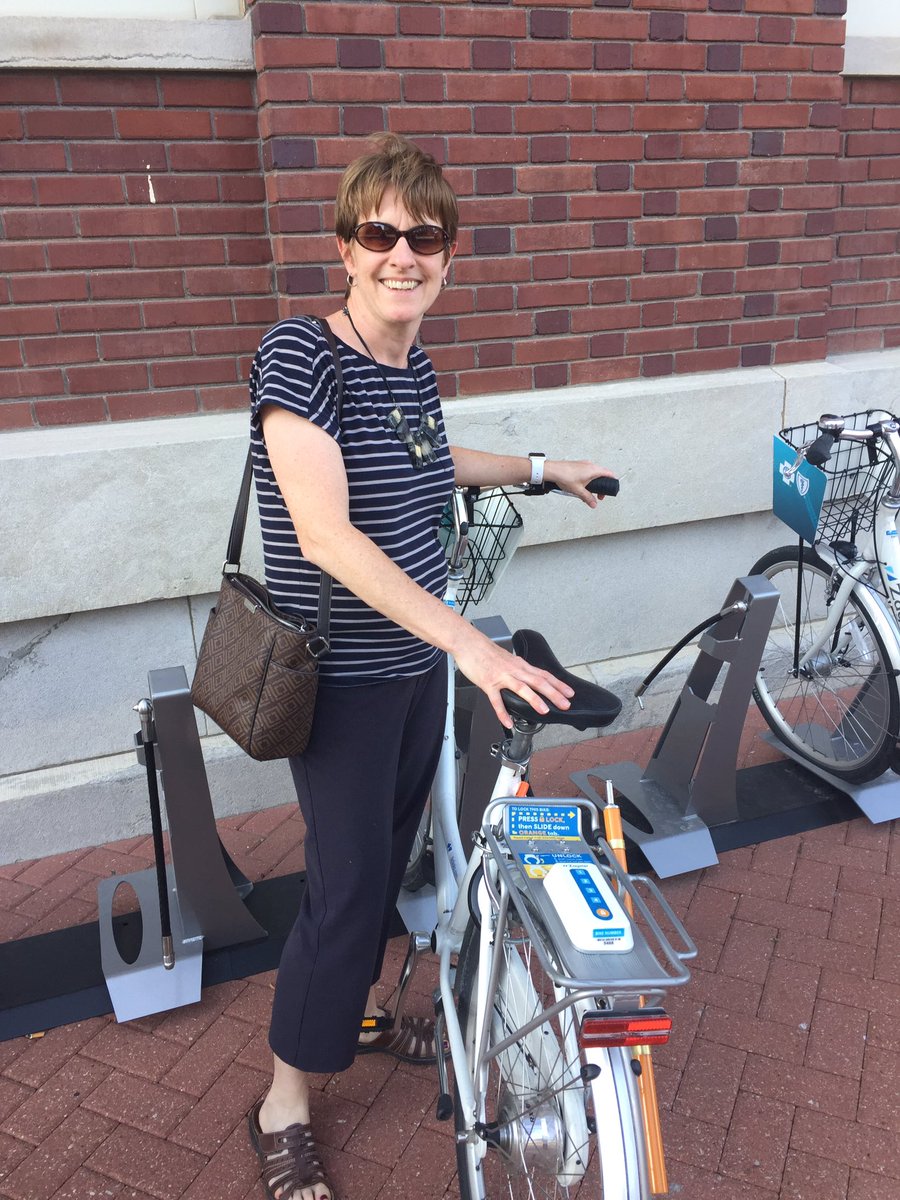 Checking out the Wichita bike station #BCBSKSPathways