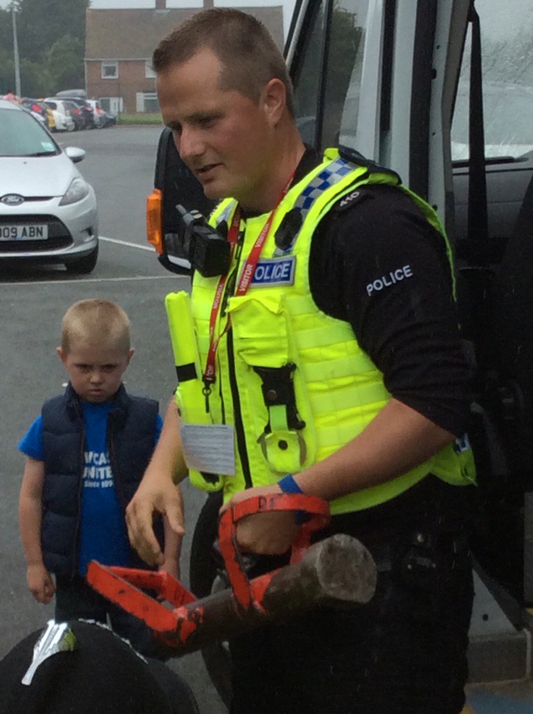 BDP_EYFS's tweet photo. C clearly not impressed with his dads discussion about the police force. @Mr_Major_Mike @bentondeneprim https://t.co/BLjBrPaVwa