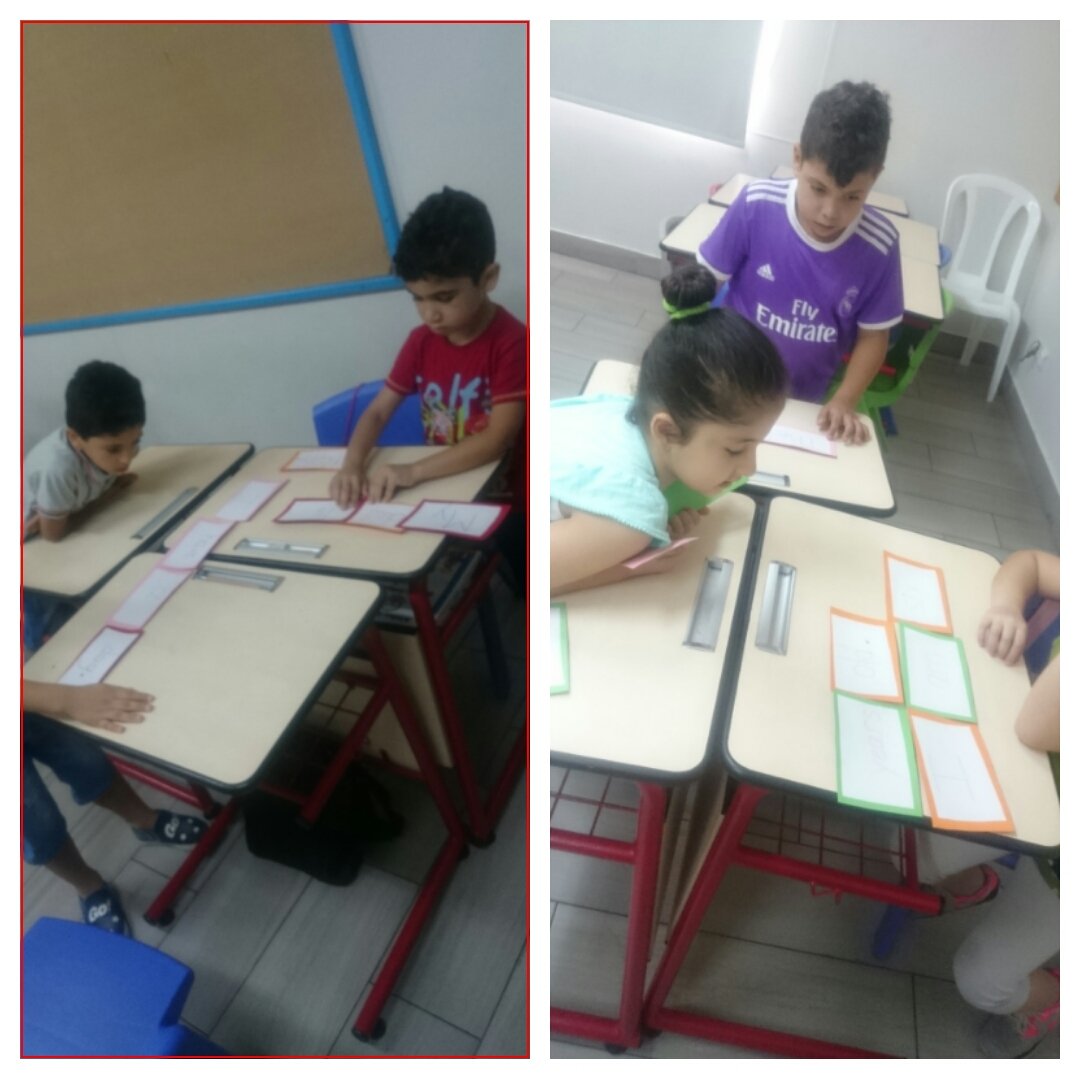 NourSnjr's tweet photo. Summer program: Day 3:
Gr1B learners built sentences and reviewed short vowel/a/words.
#differentiation #sentenceexpansion @MakAishaSchool https://t.co/qhkiYWuf7g