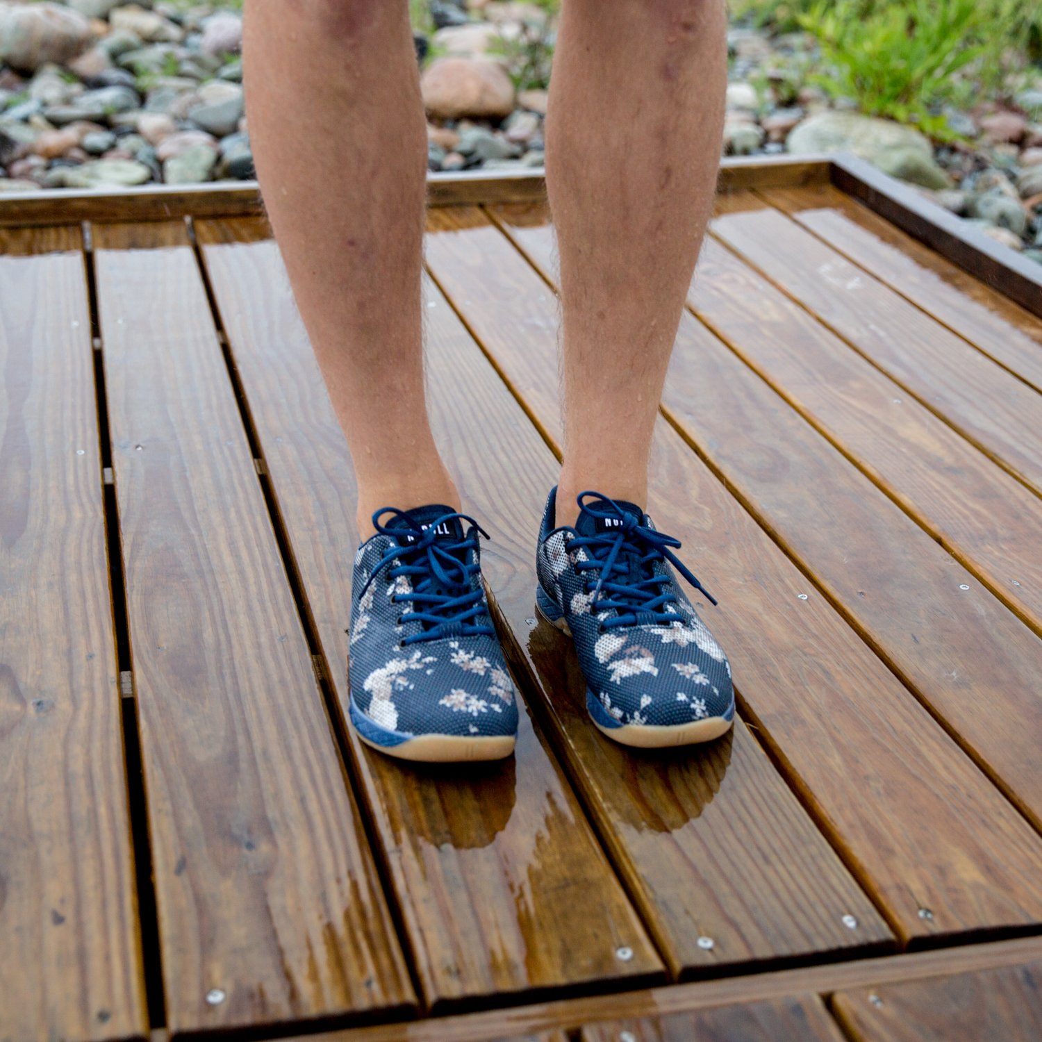 Dark floral gum trainer sale