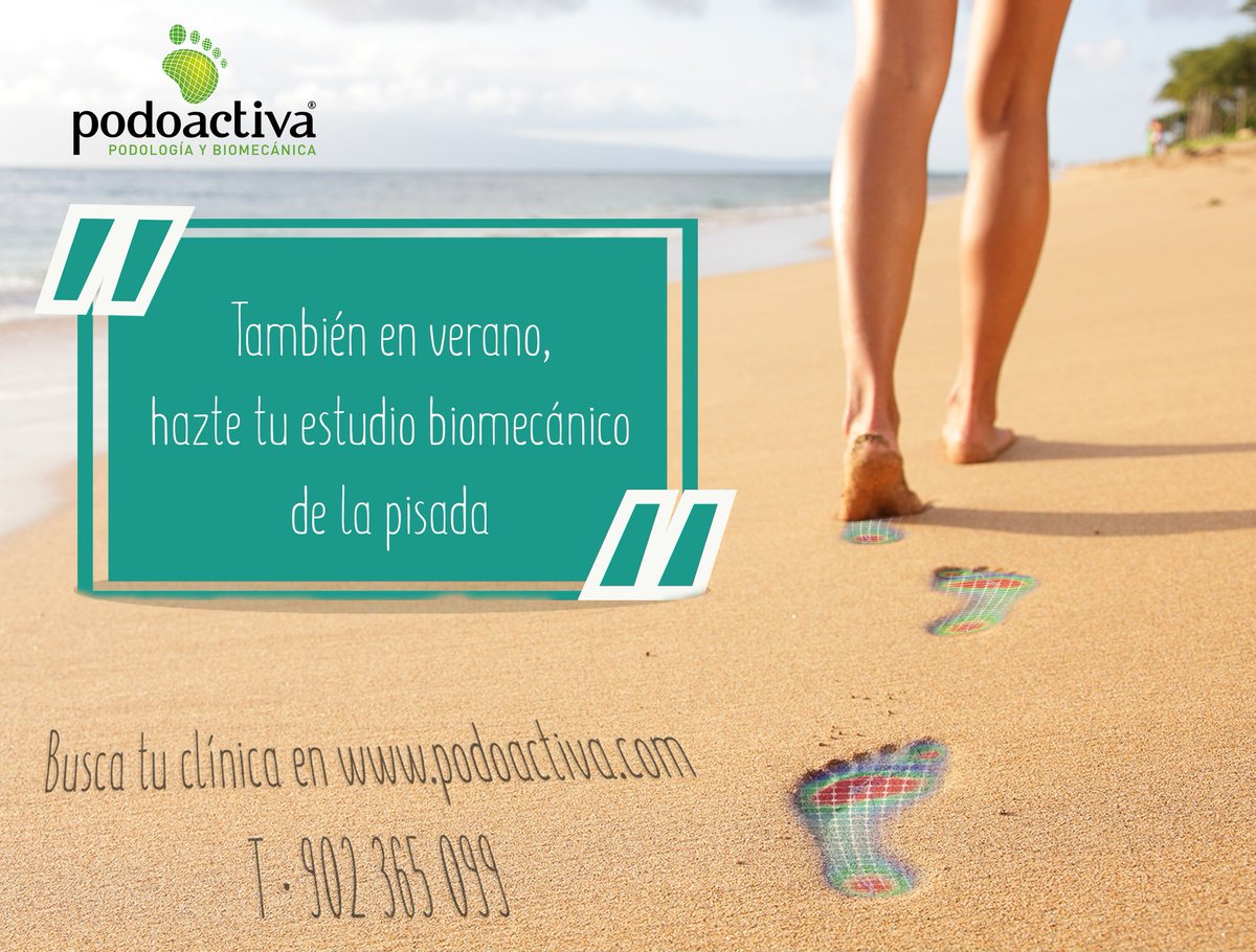 Este #verano no descuides la #salud de tus #pies. Descubre nuestro estudio biomecánico de la #pisada en goo.gl/1pHqjU . #podología