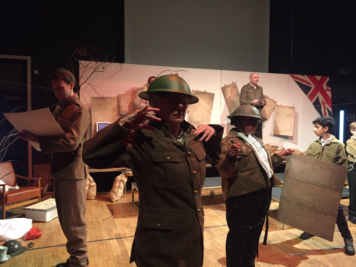 SarahStDirector's tweet photo. Present Location Uncertain at Djanogly School earlier 200 Year 7s in audience were wonderful #changinglives#firsttheatre https://t.co/avzpXer9FK