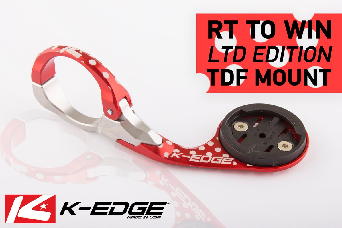 ** RT TO #WIN! **

Big mountain stage at <a href="/LeTour/">Tour de France™</a> today and to celebrate we have another ltd edition <a href="/KEdgeBike/">K-Edge</a> mount to give away! #TDF2017