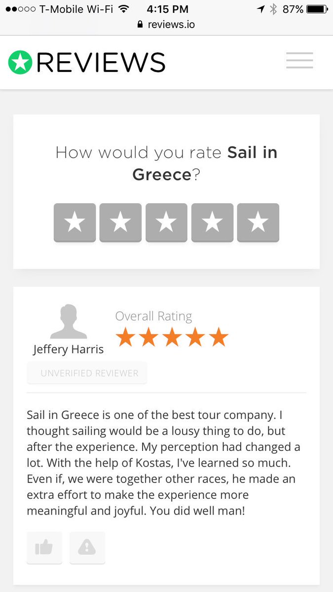 Fail_in_greece's tweet photo. Another fake review obviously. #yolocruises #yolocruise #sail_ingreece #fakereview https://t.co/z8rXmgC8Pn