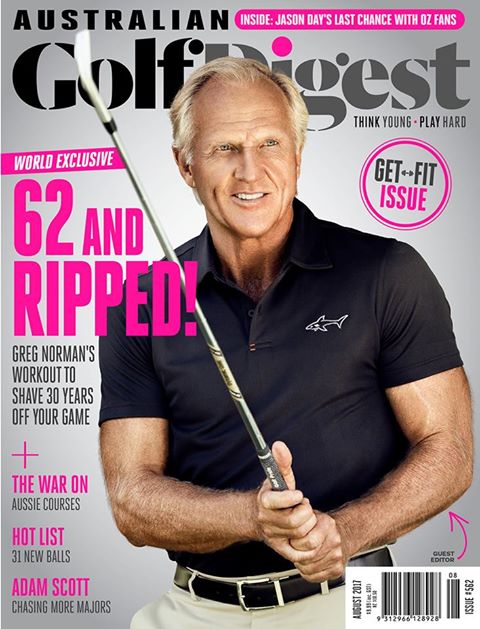 SharkGregNorman's tweet photo. Pleased to share my newest cover for @GolfDigestAU &amp; serve as Guest Editor for the Get Fit Issue https://t.co/5rvGvD71dS #ThinkYoungPlayHard https://t.co/MN4l2YoUYO