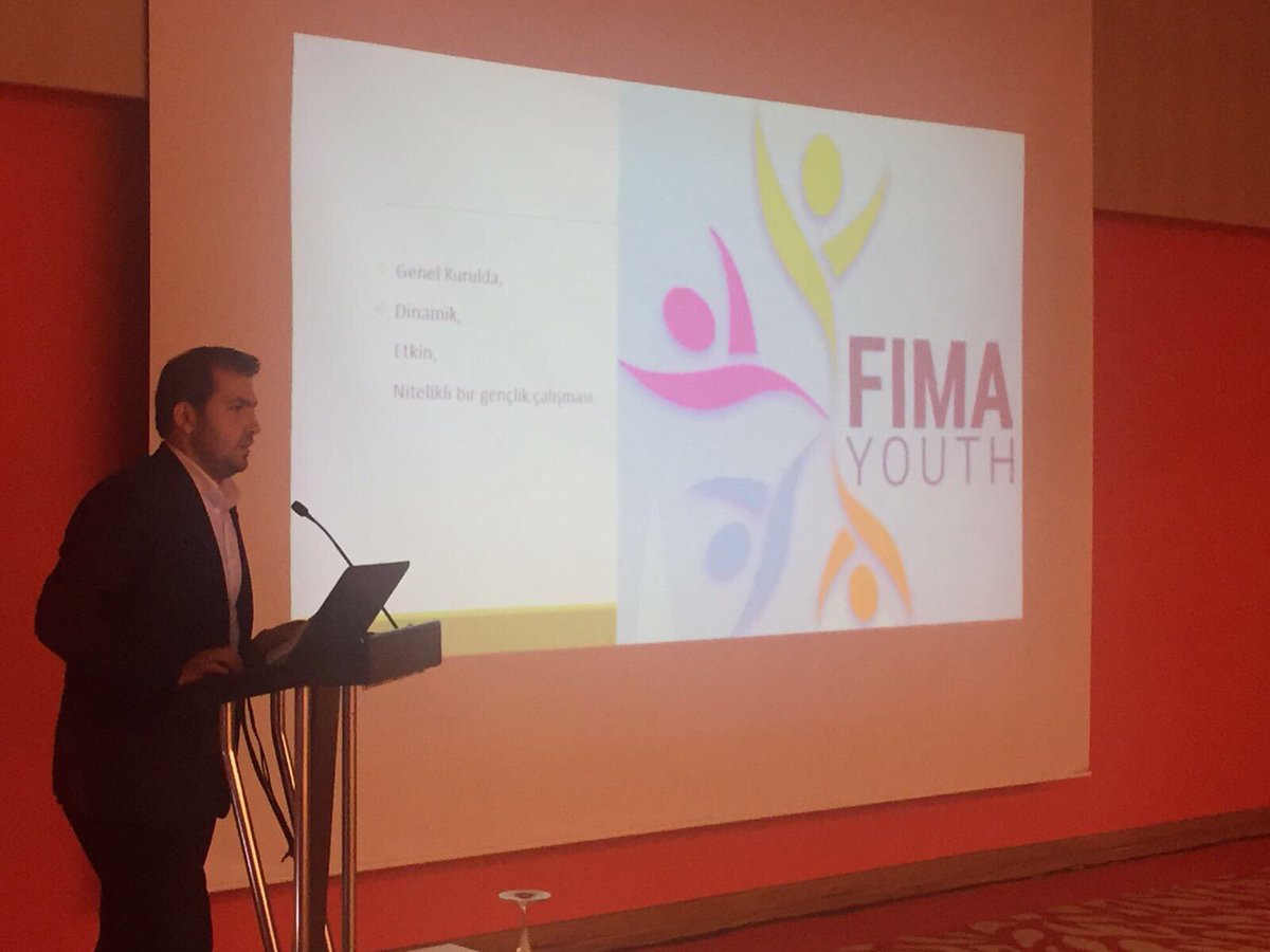 Our student leader during his presentation about #FIMAyouth. #FYSC2017 #FIMAcouncil #HealthinAfrica #MuslimWomenintheChangingWorld @FIMAweb