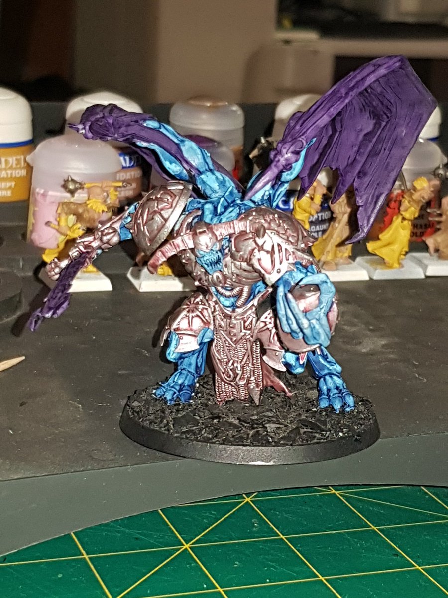 AtomicMum's tweet photo. Current WIP of the #demonprinces I worked on in stream tonight. Happy with how its coming
@twitchcreative #40k #gamesworkshop #warhammer40k https://t.co/UB1MdogddD