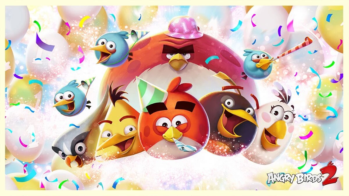 EpicBananaChuck's tweet photo. 2 years anniversary for #AngryBirds2 in 11 days! https://t.co/jIJsARNGiC