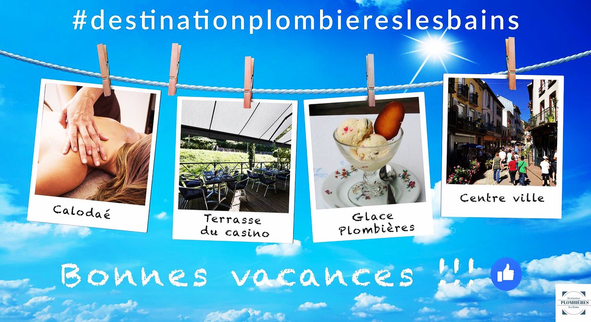 Bonnes vacances à #PlombièresLesBains 🛄🌞😎💤 #detente #tourisme #relax