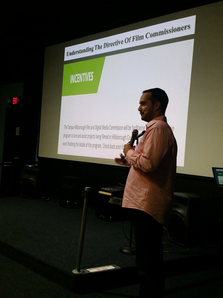 1MillionCupsDAB's tweet photo. Chris Krimitsos sharing the story behind the burgeoning Florida Film Industry at @1MillionCupsDAB. #launchflorida #goentrepreneurs #1MCDB https://t.co/TrltOz3TVP