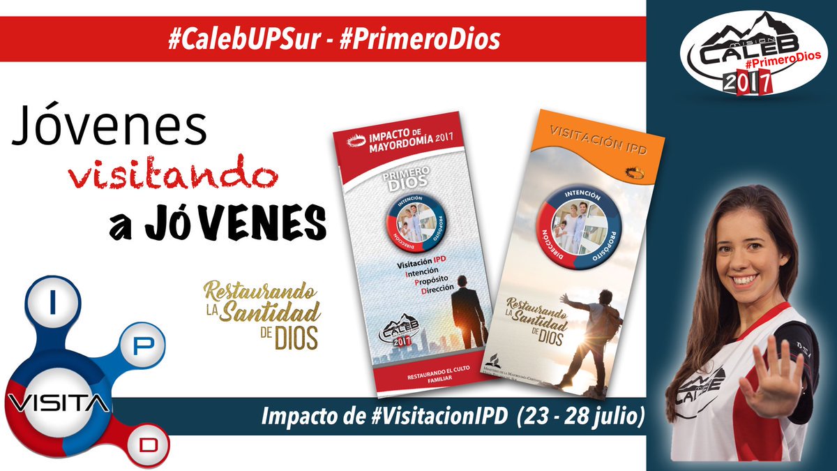 AdventistasMSOP's tweet photo. #CalebUPSur es Impacto #VisitacionIPD JÓVENES  visitan a JÓVENES
Del 22-29 Julio @PrAndyEsqueche @EDINSONVASQUEZ @prccampitelli @EnzoChavez https://t.co/bCxPaKWede