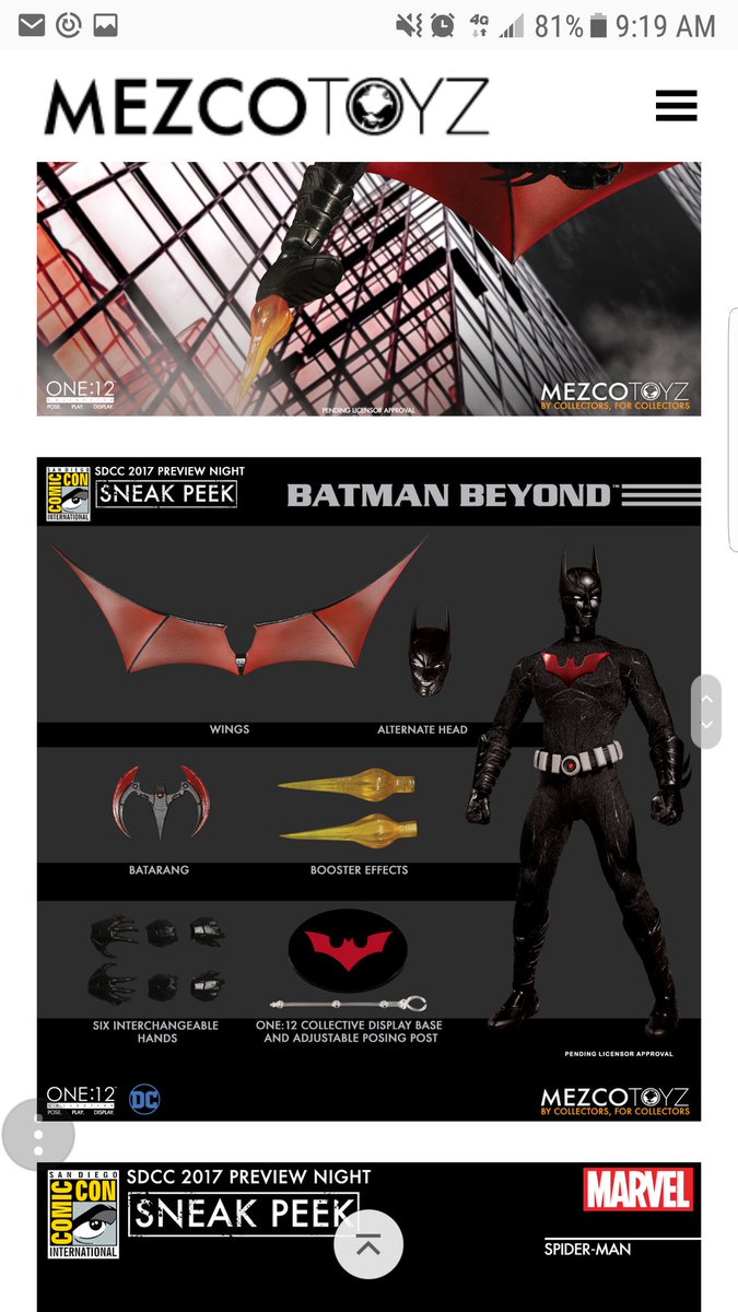 ArkhamWayne_'s tweet photo. Sweet Jesus @mezcotoyz I want it NOWWWWW #MEZCO #ONE12MEZCO #batmanbeyond #one12collective1 https://t.co/vgABN6kOlH