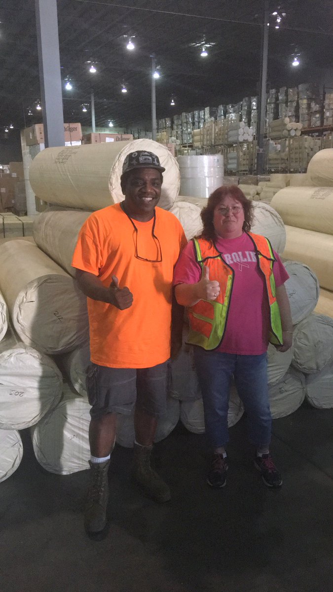 STGLogisticsCHS's tweet photo. #Excellence #hardwork Patti Fisher &amp; Ricky Goodman received high praises from
our customer Calitex International #STGStrong @stglogistics https://t.co/tFLDc972k2