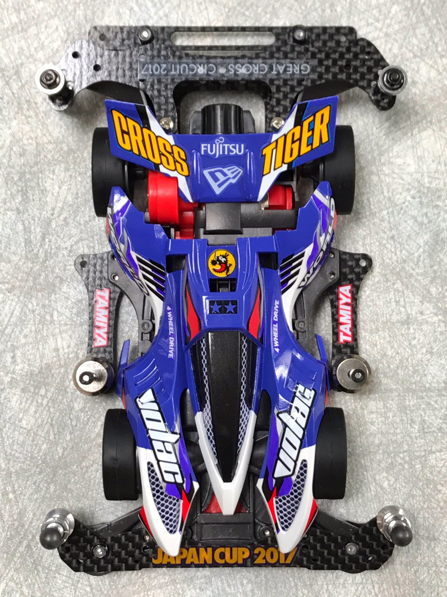 ミニ四駆 タイガー クロスタイガーVR シーブルーVer. ブンカ流通