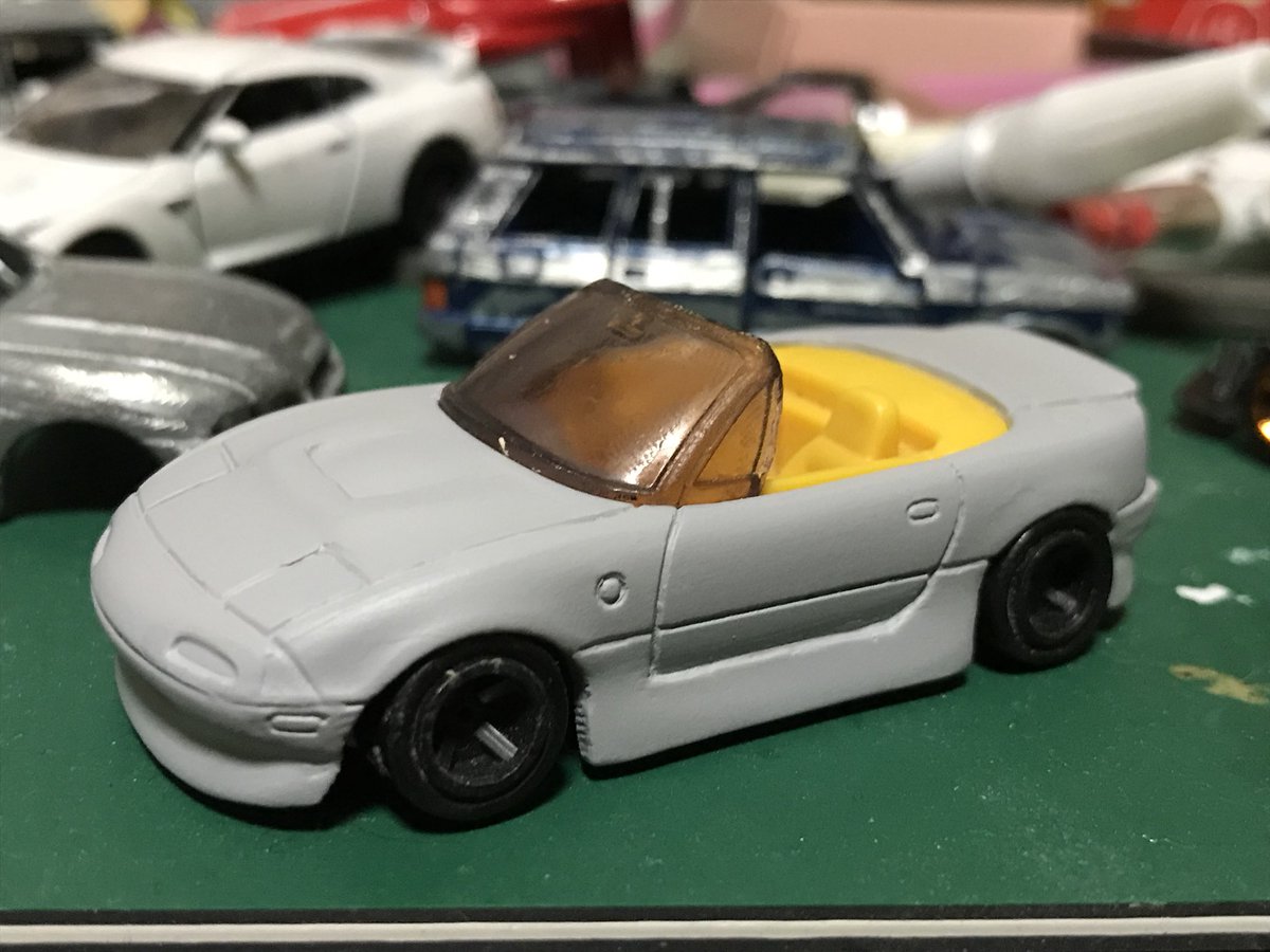 Kaiki トミカ改造 ユーノスロードスター改造中 超シャコタンw T Co Vspr6brbcv Twitter