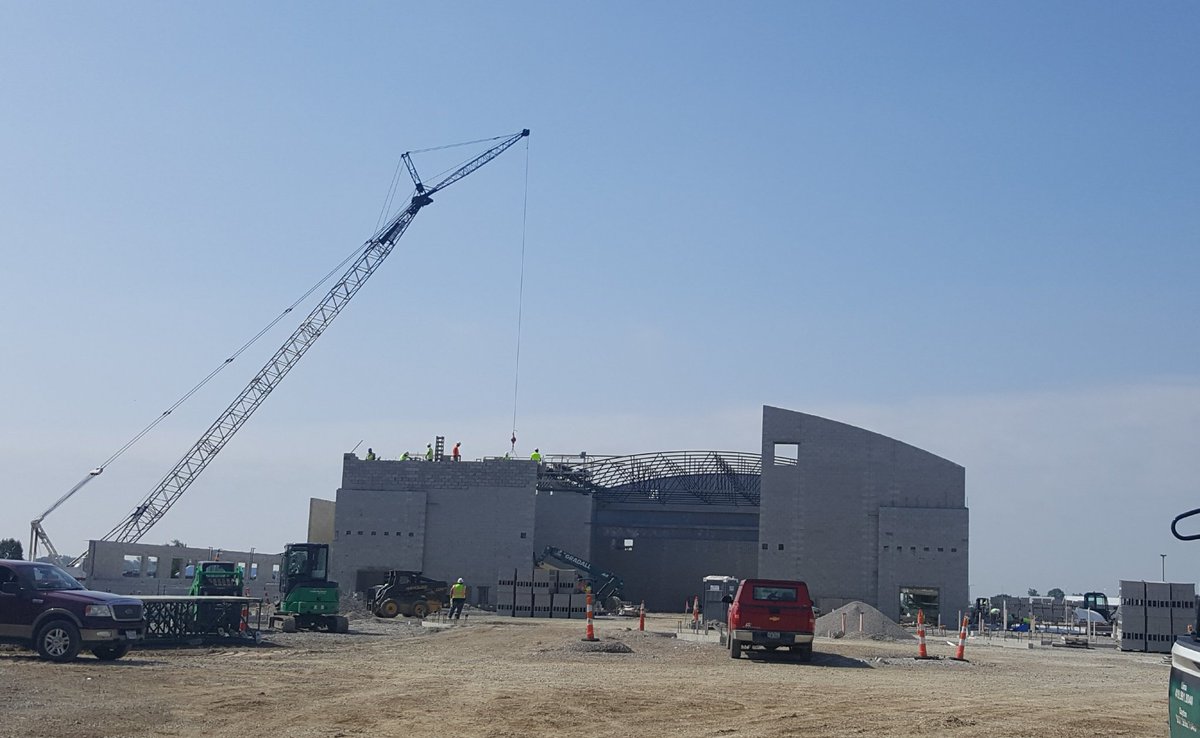 OHFacilities's tweet photo. Construction progress photos from a recent site visit to the @AlsPilots project. @GarmannMiller @ShookConstruct @TouchstoneCPM https://t.co/NrNX5egFc3