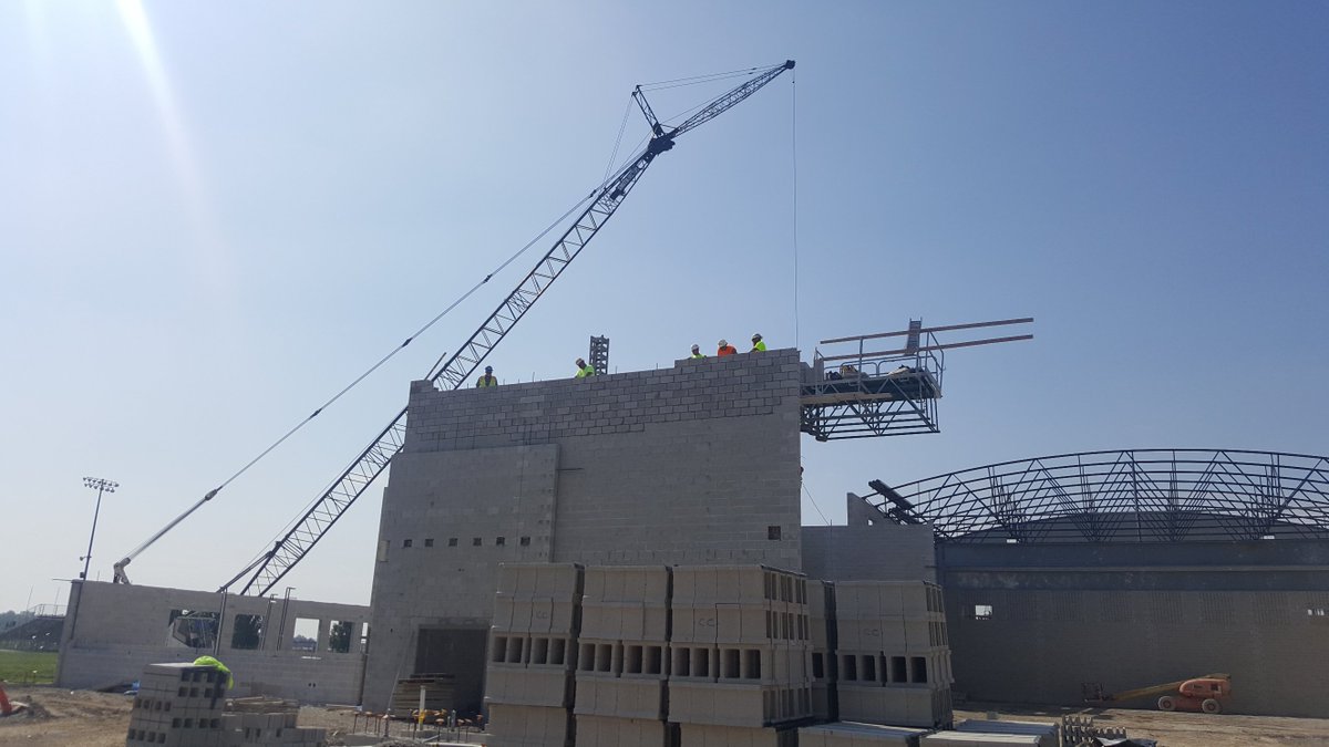 OHFacilities's tweet photo. Construction progress photos from a recent site visit to the @AlsPilots project. @GarmannMiller @ShookConstruct @TouchstoneCPM https://t.co/NrNX5egFc3