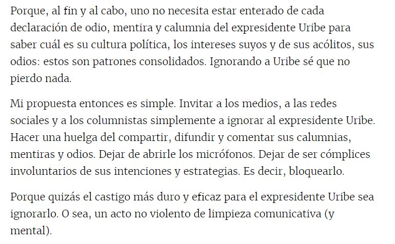 Necesitamos un descanso mental, de tanta vaina.