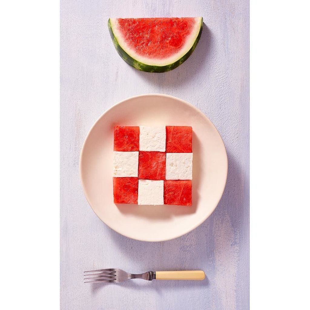 jrwasserman's tweet photo. Cubist in watermelon and feta cheese. Another reason to love summer. 
#feedfeed#yahoofood #huffposttaste #buzzfeas… https://t.co/fm4xJBKDcQ https://t.co/WPz2270ADw