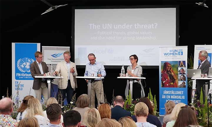 DagHammarskjold's tweet photo. Is the #UN under threat? Read about what #JanEliasson #AnnikaSöder @AndersP_UN and @David_S_Cairns think: https://t.co/YCzQP7hVVi https://t.co/evCD1CwAc4