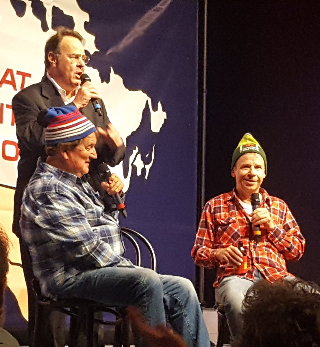 TOgirlALB's tweet photo. #Canadiancomedygenius 🇨🇦 @SecondCityTO @DanAkroyd @TheDaveThomas @RickMoranis53 Thank you for an incredible evening of comedy gold! 🤣🎯🔥♥️ https://t.co/rDZcDsOsWd