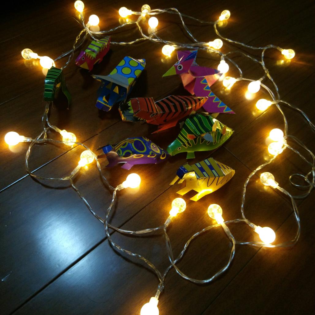 nbakilight's tweet image. Dinasour party #Crystalbubbleledstring #frostballledstring #USBLEDSTRING