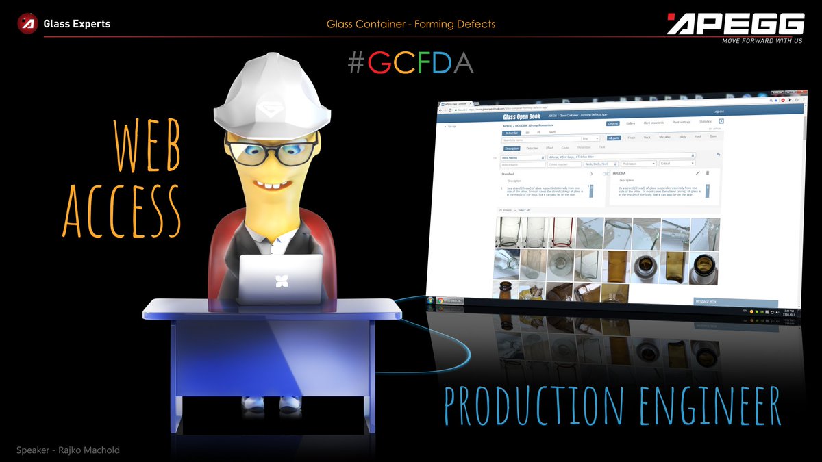 GlassOpenBook's tweet photo. #GCFDA • Control the system content via web access. GC Forming Defects App is a live system serving to fix all forming defects on a HOT END. https://t.co/Y3wqa8soyY