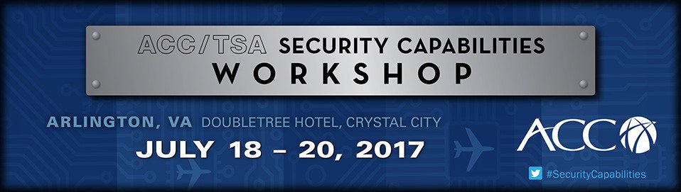 Vanderlande's tweet photo. This afternoon, Gaylloyd Dadyala (Vanderlande) will participate in the Checked Baggage Panel at @ACC_HQ / TSA #SecurityCapabilities Workshop https://t.co/BcG5o9pYGp