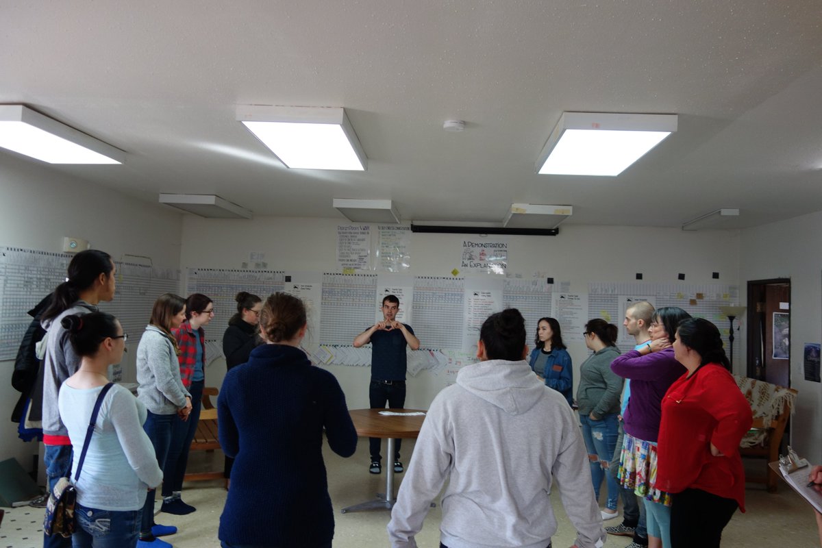 playWAYK's tweet photo. Myles Creed, a member of our summer team, explains TQ: Triangulation (https://t.co/8j30iE7Er6) before we play the #WAYKsetup game! https://t.co/Blj3iLlJaF